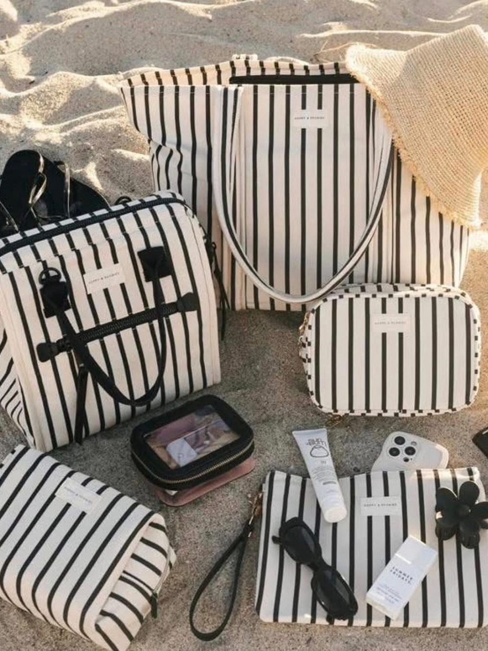 ISO: Striped Poppy and Peonies Black & White
